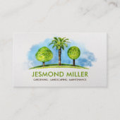Carte De Visite Services de jardinage paysager (Devant)