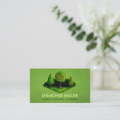 Carte De Visite Services de jardinage paysager (Debout devant)