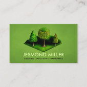 Carte De Visite Services de jardinage paysager (Devant)