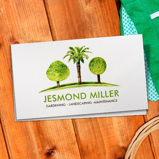 Carte De Visite Services de jardinage paysager