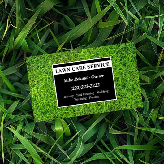 Carte De Visite Services de jardinage professionnels modernes pour