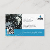 Carte De Visite Services de lavage de voiture | Professionnel (Dos)