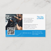 Carte De Visite Services de lavage de voiture | Professionnel (Dos)