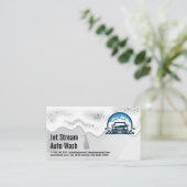 Carte De Visite Services de lavage de voiture | Savons Suds (Debout devant)