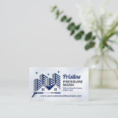 Carte De Visite Services de lavage sous pression (Debout devant)