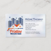 Carte De Visite Services de lavage sous pression (Devant)