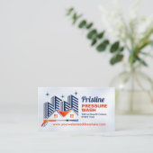 Carte De Visite Services de lavage sous pression (Debout devant)