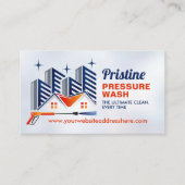Carte De Visite Services de lavage sous pression (Devant)