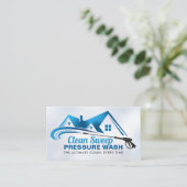 Carte De Visite Services de lavage sous pression (Debout devant)