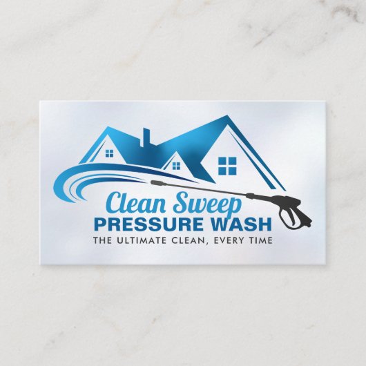Carte De Visite Services de lavage sous pression (Devant)