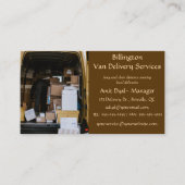 Carte De Visite Services de livraison de Van modifiables (Devant)