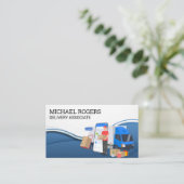 Carte De Visite Services de livraison de voitures | Conducteur de  (Debout devant)