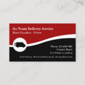 Carte De Visite Services de livraison Société locale (Devant)