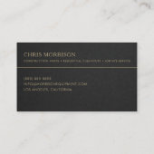 Carte De Visite Services de location de bennes Professionnel  (Dos)