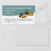 Carte De Visite Services de location de matériel de construction (Devant / Derrière)