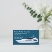 Carte De Visite Services de location de yachts de luxe (Debout devant)
