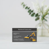 Carte De Visite Services de location d'équipement de construction (Debout devant)