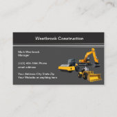 Carte De Visite Services de location d'équipement de construction (Devant)