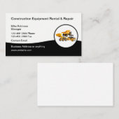 Carte De Visite Services de location et de réparation d'équipement (Devant / Derrière)