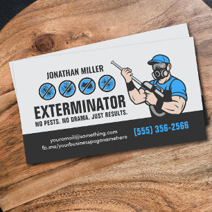 Carte De Visite Services de lutte antiparasitaire - Exterminateur