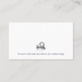 Carte De Visite Services de magasin de pneus | Pièces de voiture (Dos)