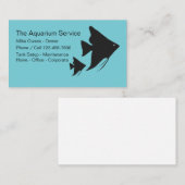 Carte De Visite Services de maintenance d'aquarium (Devant / Derrière)