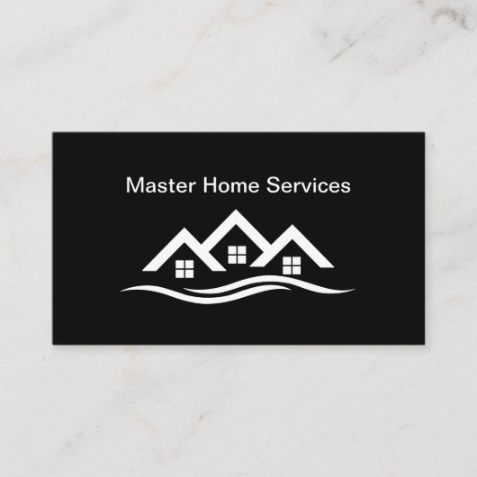Carte De Visite Services de maison modernes (Devant)