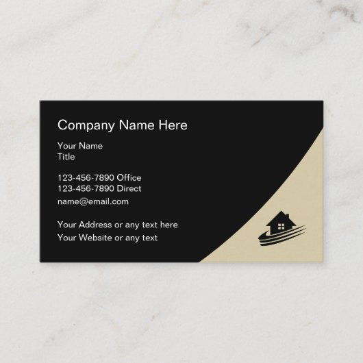 Carte De Visite Services de maison modernes (Devant)