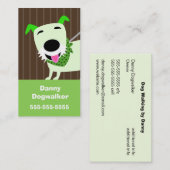 Carte De Visite Services de marche de chien (Devant / Derrière)