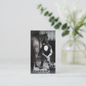 Carte De Visite Services de maréchal-ferrant de cheval - équilibre (Debout devant)