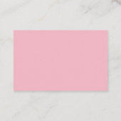 Carte De Visite Services de mariage (Dos)