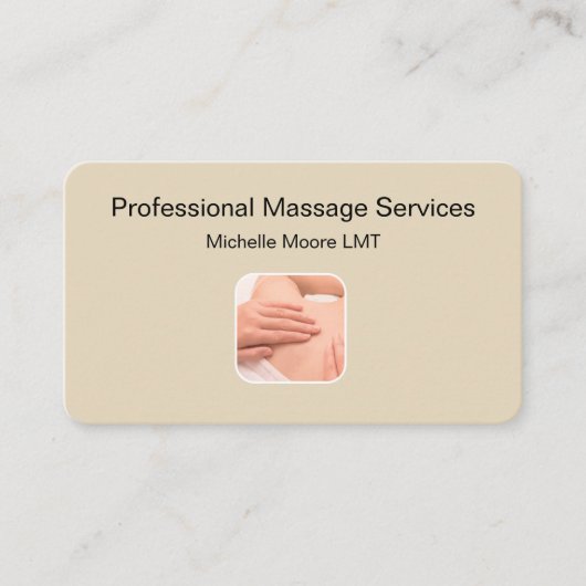 Carte De Visite Services de massage Médicale (Devant)