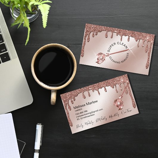 Carte De Visite Services de ménage Épargne Classé Moderne