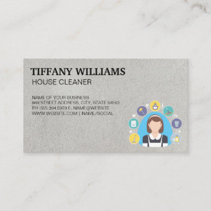 Carte De Visite Services de ménage et de nettoyage   Nettoyage de 