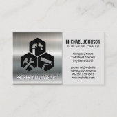 Carte De Visite Services de menuiserie | Entreprise Arrière - plan (Devant)