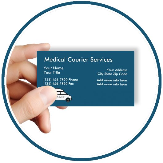 Carte De Visite Services de messagerie Médicale