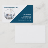 Carte De Visite Services de mise en oeuvre de la maison immobilièr (Devant / Derrière)