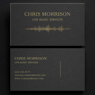 Carte De Visite Services de musique en direct