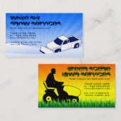 Carte De Visite services de neige ET de pelouse (Devant / Derrière)