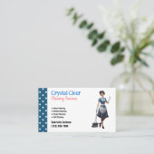 Carte De Visite Services de nettoyage (Debout devant)