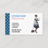 Carte De Visite Services de nettoyage (Devant)