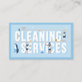Carte De Visite Services de nettoyage (Devant)