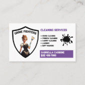 Carte De Visite Services de nettoyage (Devant)