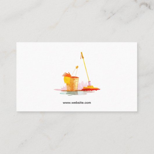 Carte De Visite Services de nettoyage (Dos)