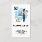 Carte De Visite Services de nettoyage à domicile | Maison Maid | c (Devant)