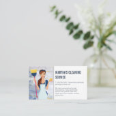 Carte De Visite Services de nettoyage | Aide avec outils de nettoy (Debout devant)