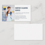 Carte De Visite Services de nettoyage | Aide avec outils de nettoy (Devant / Derrière)