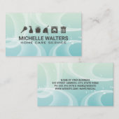 Carte De Visite Services de nettoyage | Arrière - plan (Devant / Derrière)