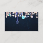 Carte De Visite Services de nettoyage Bleu Déchet de femme de ména (Dos)