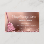 Carte De Visite Services de nettoyage classe (Devant)